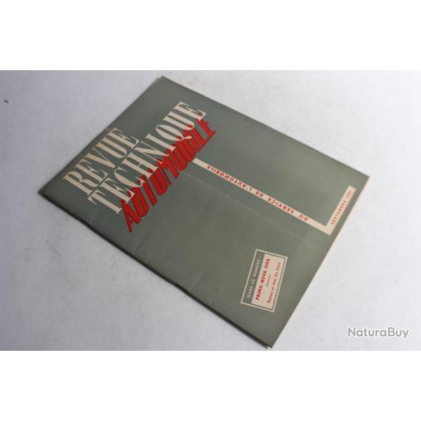 Revue Technique Automobile 1951 N65 Prima Nova Viva