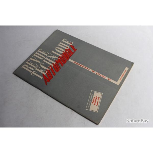 Revue Technique Automobile 1950 N53 Moteurs Panhard types 4HL