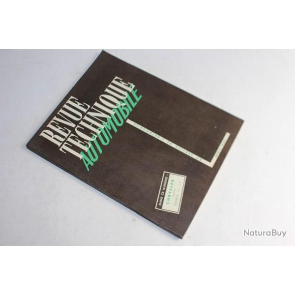 Revue Technique Automobile 1953 N84 Chrysler Somua JL 17