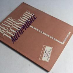 Revue Technique Automobile 1954 N°104 Fiat 1100