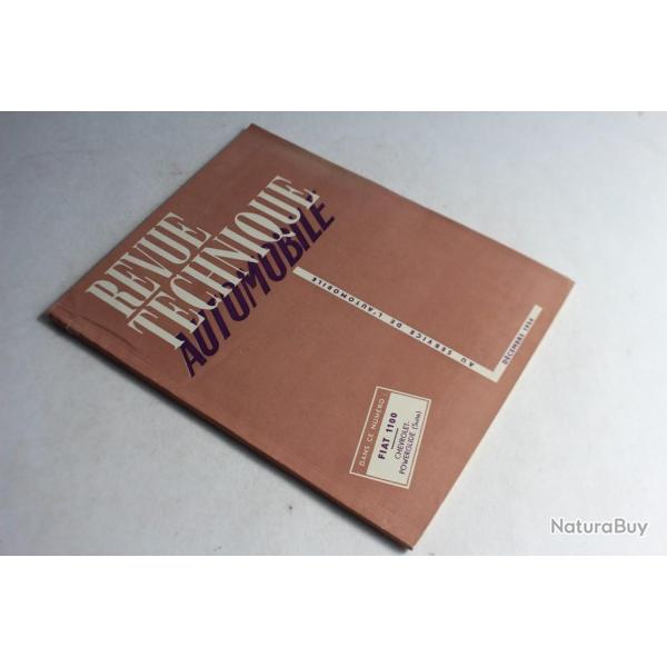 Revue Technique Automobile 1954 N104 Fiat 1100