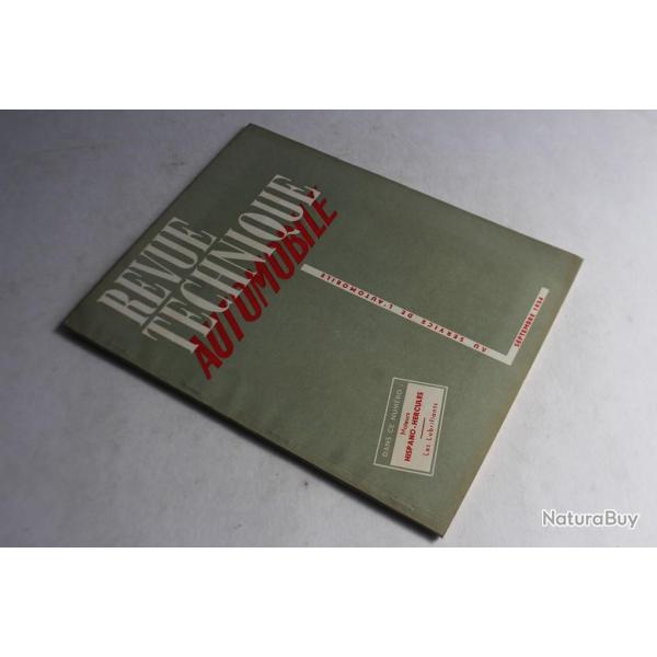 Revue Technique Automobile 1954 N101 Moteurs Hispano-Hercules