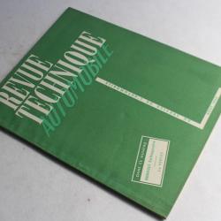 Revue Technique Automobile 1954 N°100 Renault Celtaquatre