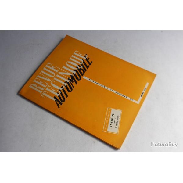 Revue Technique Automobile 1954 N95 Rover 75