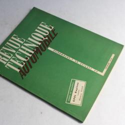 Revue Technique Automobile 1954 N°94 Opel Kapitan