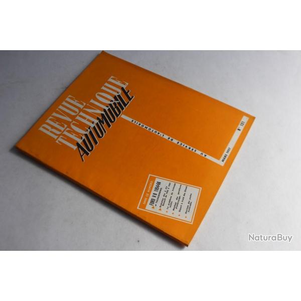 Revue Technique Automobile 1957 N131 Ford V8 1954-56