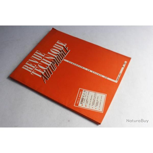 Revue Technique Automobile 1957 N135 Citron D.S. 19