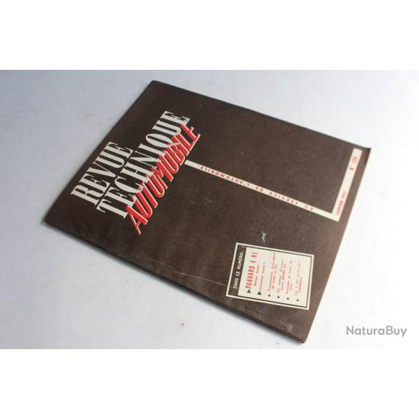 Revue Technique Automobile 1957 N129 Panhard 4 HL