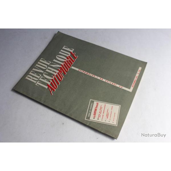 Revue Technique Automobile 1956 N125 Dauphine Renault