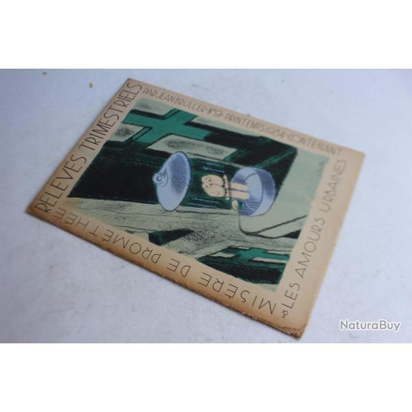 Relevs trimestriels n9 Jean BRULLER Printemps 1934