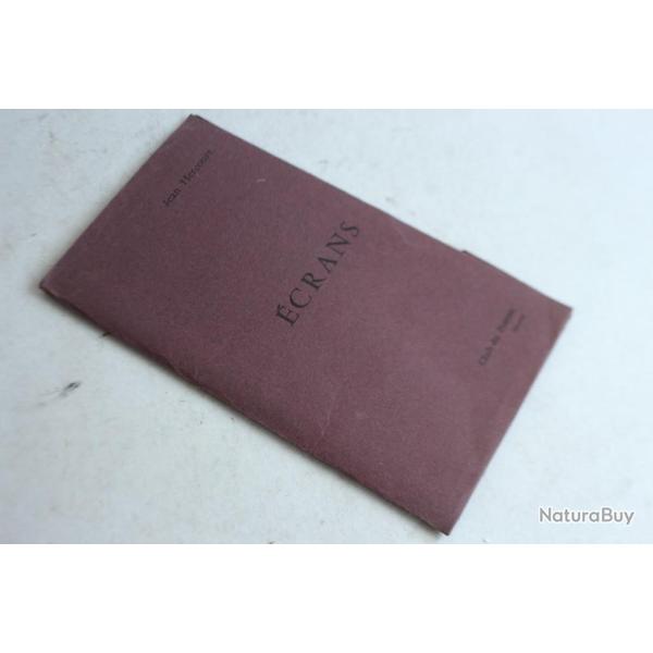 Recueil Pomes crans Jean HERCOURT illustration Maurice Wenger 1962