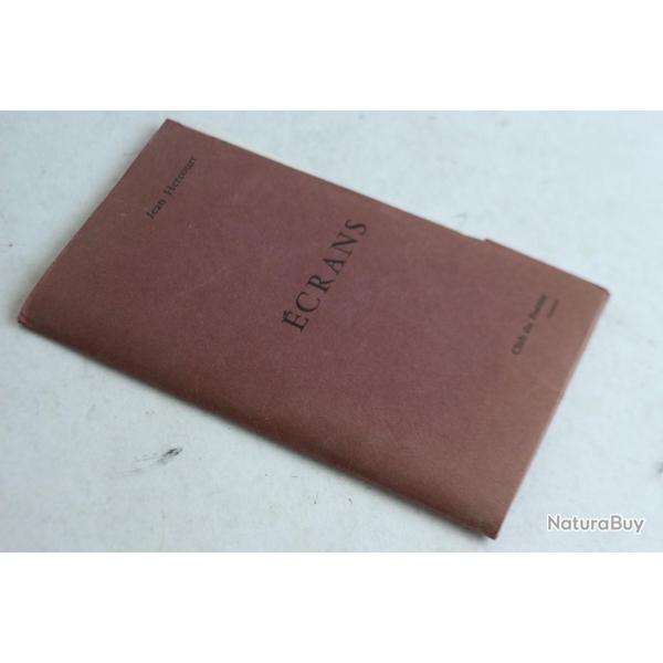 Recueil Pomes crans Jean HERCOURT illustration Maurice Wenger 1962