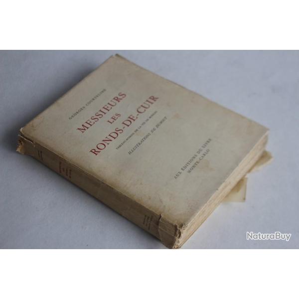 Messieurs les Ronds-de-cuir Georges Courteline illustrations Dubout 1949