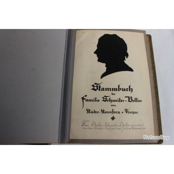Album photos Famille Schneiter-Bollier documents Gnalogie