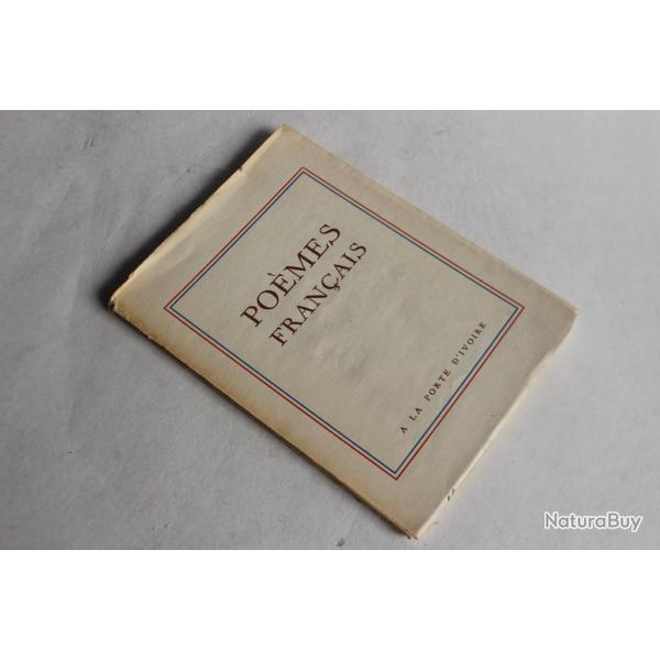 Pomes franais A la porte d'ivoire 1943