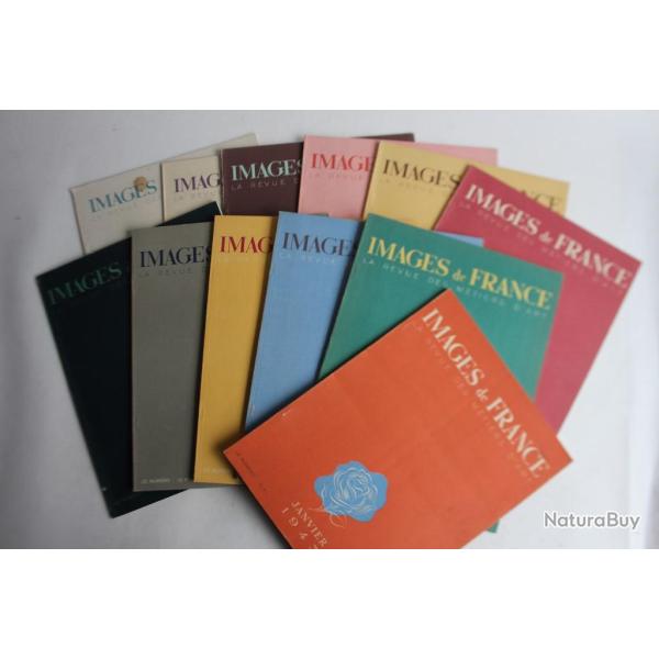 Revues Images de France Anne 1943 Complte Revue des mtiers d'Art