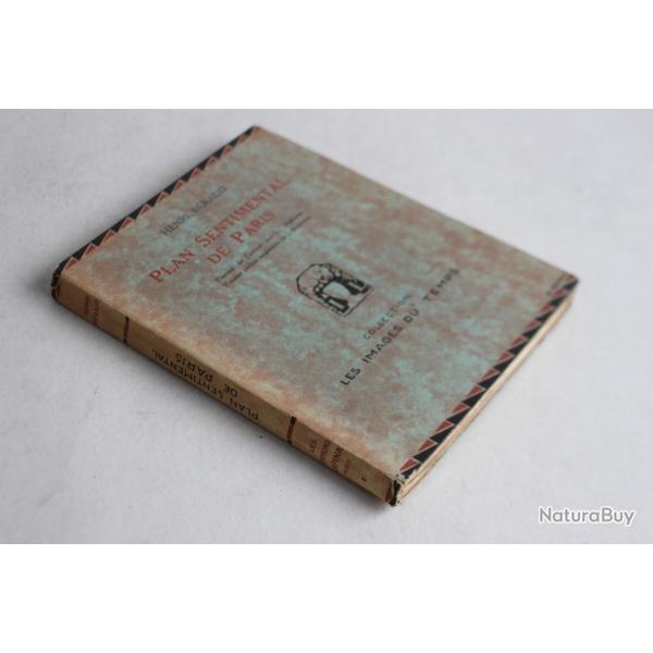 Plan sentimental de Paris Henri Braud 1927 pointes sches Boullaire