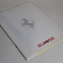 Plaquette concessionnaire Ferrari Suisse 1997 + liste de prix automobile