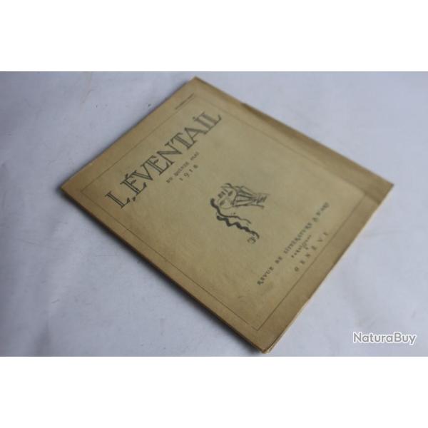 Revue de littrature et d'art L'ventail n7 Mai 1918