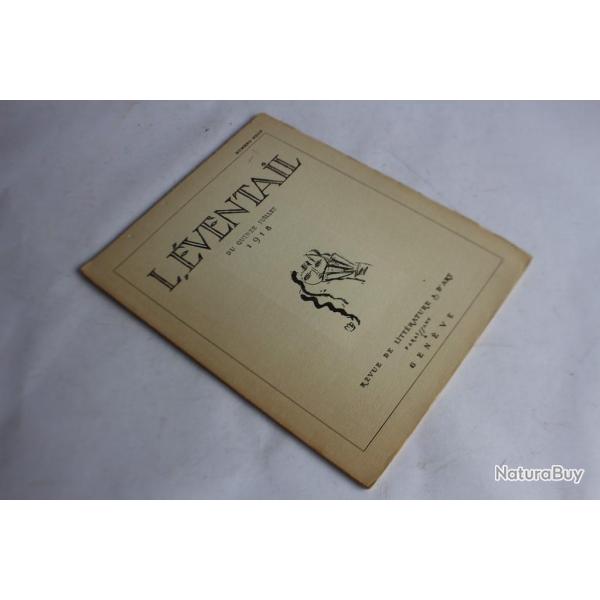 Revue de littrature et d'art L'ventail n9 Juillet 1918