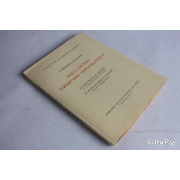 S. Stelling-Michaud ddicace Deux tudes d'histoire diplomatique 1943
