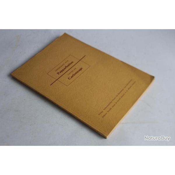 Cours de cartonnage Socit Suisse travail manuel scolaire 1966