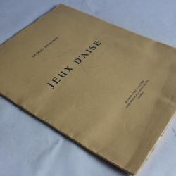 Charles d'Eternod envoi dédicace Jeux d'aise 1952