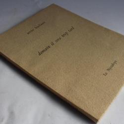 Artür HARFAUX envoi dédicace Demain il sera trop tard Dessins 1985