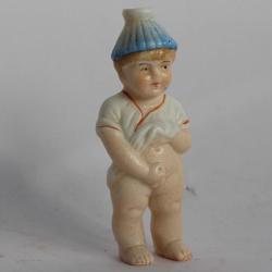 Flacon à parfum porcelaine biscuit Pisseur