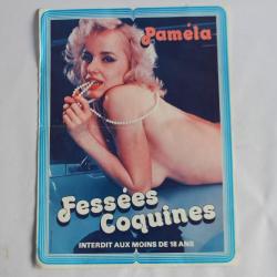 Affiche film érotique Fessées Coquines 1970 cinéma