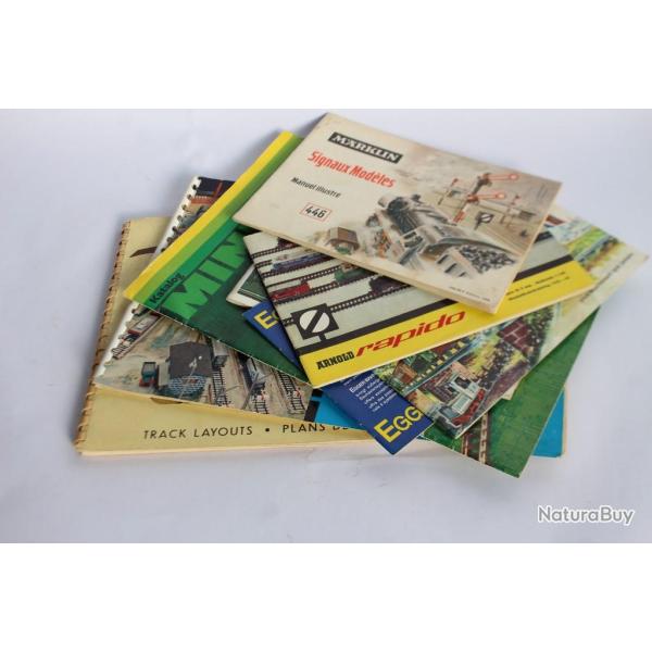 Catalogues Trains miniatures Marklin Fleischmann Egger-Bahn Minitrix