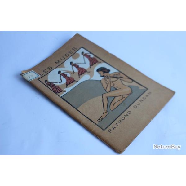 Raymond DUNCAN envoi ddicace  Les Muses Mnimosyni 1919