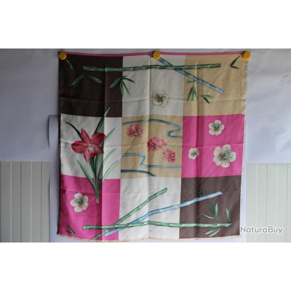 PATEK PHILIPPE Foulard en soie Feuillage & Bambou horlogerie