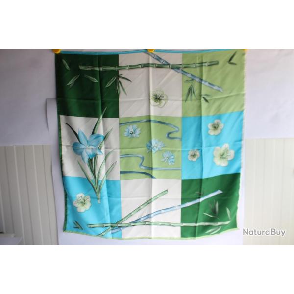 PATEK PHILIPPE Foulard en soie Feuillage & Bambou horlogerie