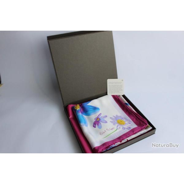 PATEK PHILIPPE foulard soie neuf + boite Limited �dition