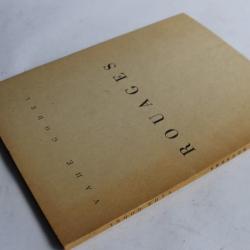 Vahé GODEL envoi dédicace Rouages 1963 poésie