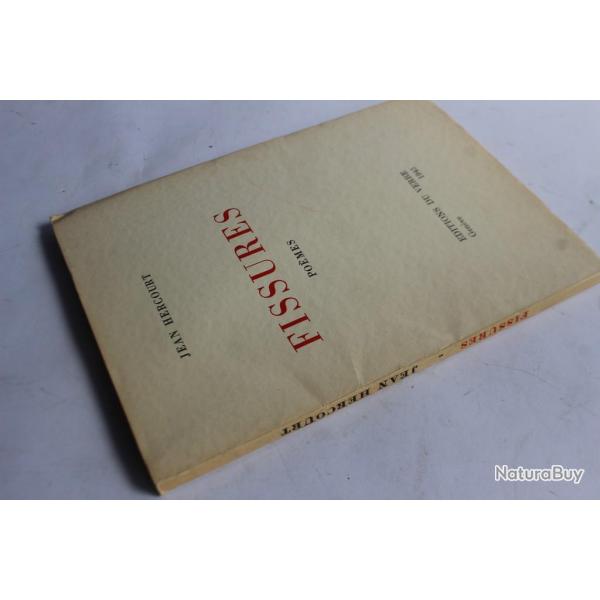 Jean HERCOURT Fissures Pomes 1945