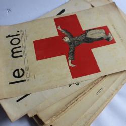 Lot 16 revues Le Mot Paul Iribe Jean Cocteau 1914/15 censuré