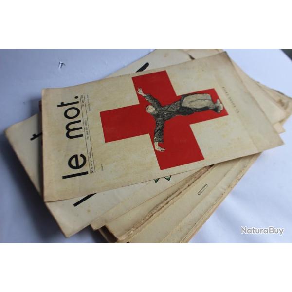 Lot 16 revues Le Mot Paul Iribe Jean Cocteau 1914/15 censur�