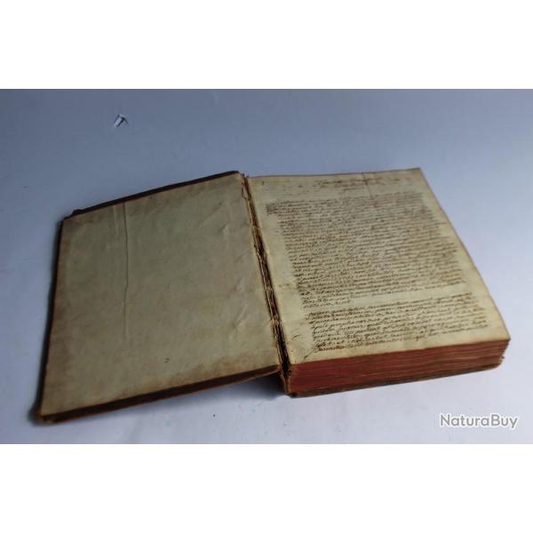 Ancien manuscrit Latin Trait de thologie des sacrements et du mariage
