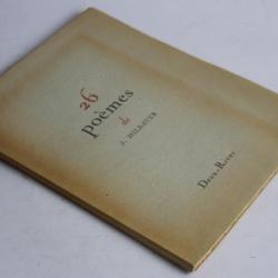 J. Milbauer 26 Poèmes Deux-Rives Judaïca