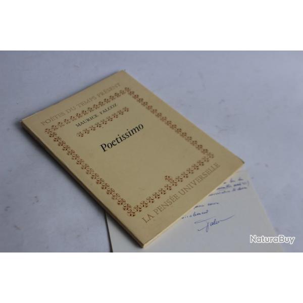 Maurice FALCOZ Poetissimo Pomes 1955 Suisse