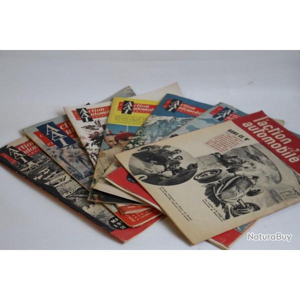 Revues  L'Action Automobile et Touristique 1946/1952