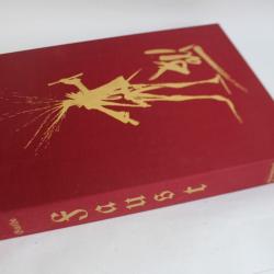 Emboîtage Faust Goethe illustré par DALI rouge