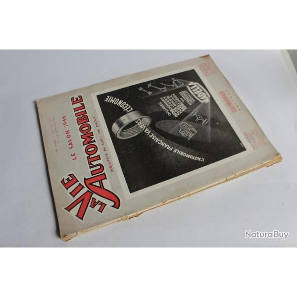 Revue la vie Automobile le Salon 1946