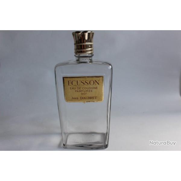 Grand flacon d'eau de cologne parfum�e Ecusson Jean d'Albret