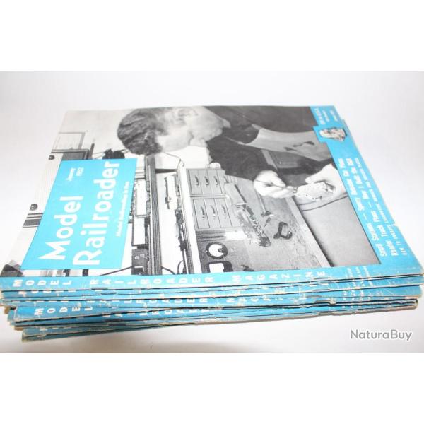 Magazines Model Railroader ann�e 1952 trains miniatures