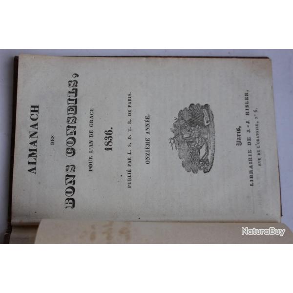 Almanach des bons conseils 1836