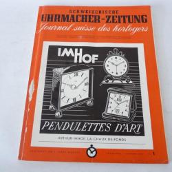 Journal Suisse des Horlogers Schweizerische Uhrmacher Zeitung  N°1 1953