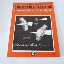 Journal Suisse des Horlogers Schweizerische Uhrmacher Zeitung  N°10 1953